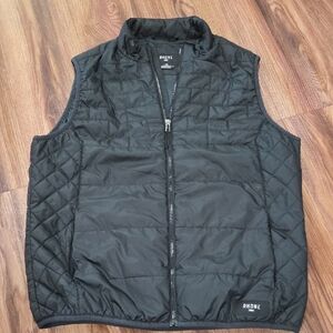 Rhone Men's Quilted Black Vest Size Large